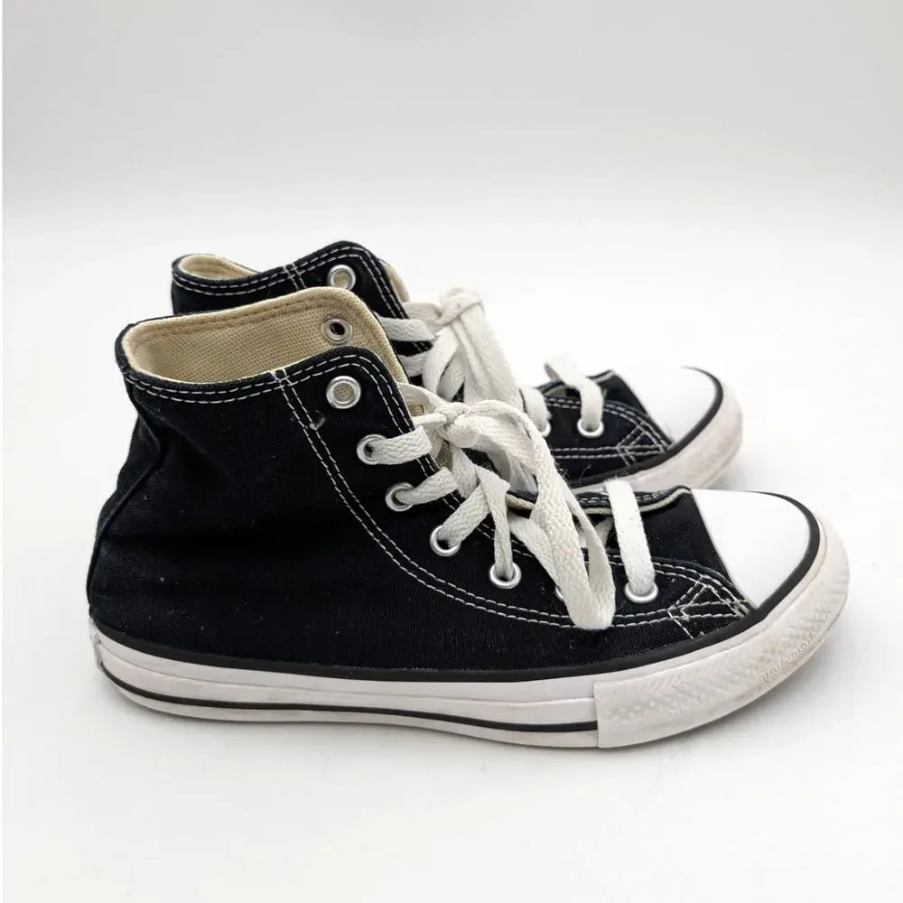 Converse Chuck Taylor All Star High-Top Sneaker Shoes Youth Black Sz US2 EU33.5